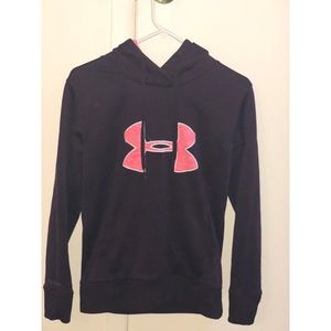 Pink and Purple Under Armour Hoodie